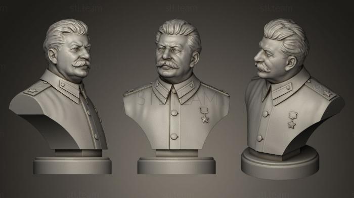 Бюсты и барельефы известных личностей Иосиф Сталин